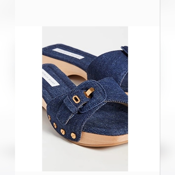 🌸 NEW Veronica Beard | Wood Sandals, size 9 - Picture 16 of 16